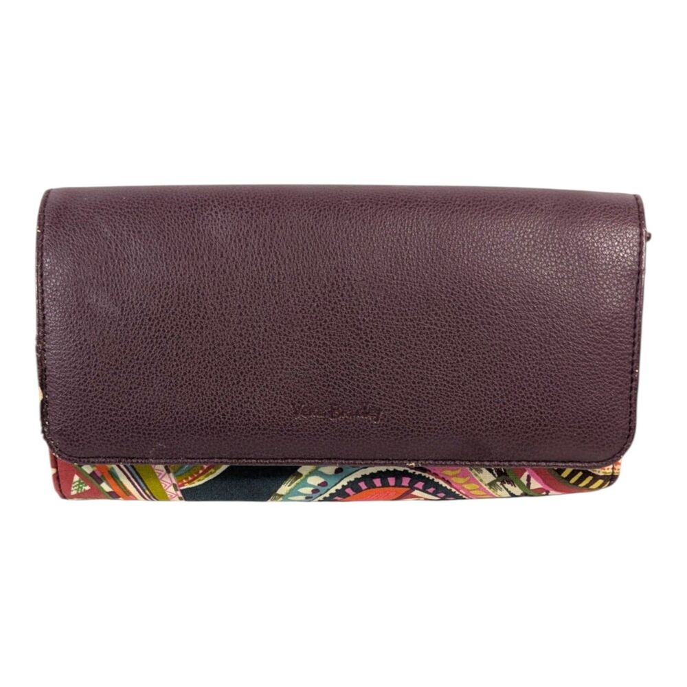 Vera Bradley RFID Audrey Clutch Wallet Heirloom Paisley READ